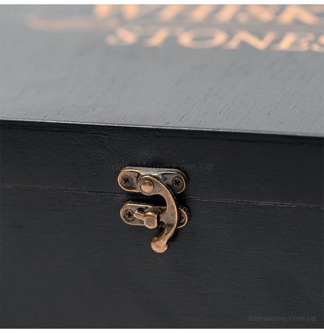 Набір для віскі «Сталевий» №7 Selecta (2 склянки, графін, 6 кубиків для віскі, щипці, мішечок)