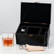 Набор для виски «Стальной» №1 Selecta (стакан, 3 кубика для виски, щипцы, мешочек)