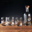 Набір для віскі з кулею (графин + 3 склянки)