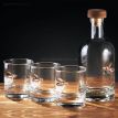 Набір для віскі з кулею (графин + 3 склянки)