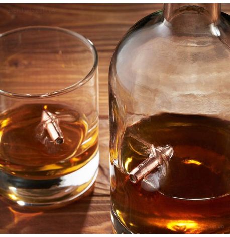 Набір для віскі з кулею (графин + 6 склянок)