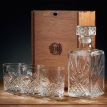 Набор для виски с пулей «Кристалл» (графин + 3 стакана)