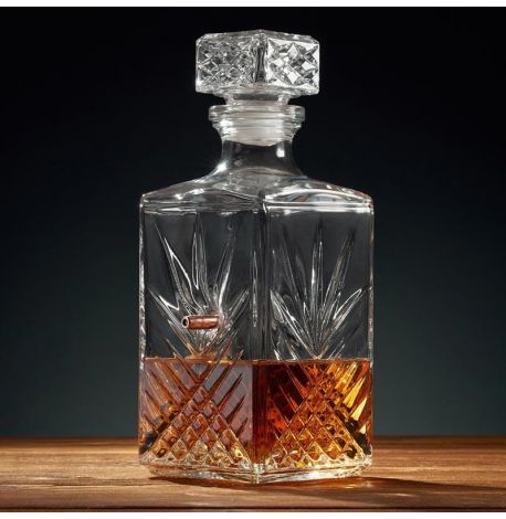 Набор для виски с пулей «Кристалл» (графин + 3 стакана)