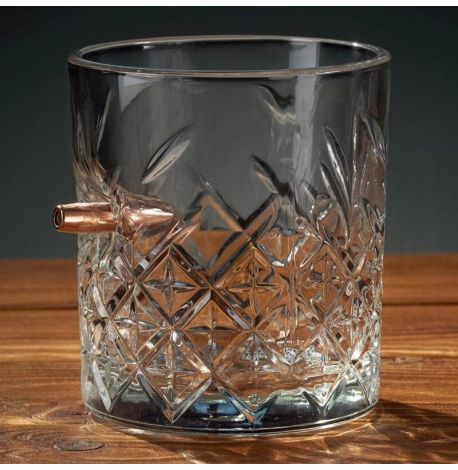 Набор для виски с пулей «Кристалл» (графин + 3 стакана)