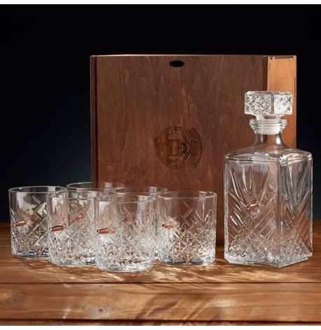 Набор для виски с пулей «Кристалл» (графин + 6 стаканов)