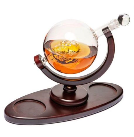 Набір для віскі з черепом "Доктор Фауст" (графин + 2 склянки)