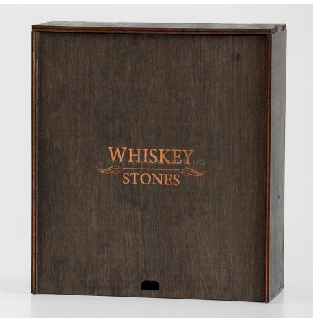 Набір для віскі Diamond №4 (4 склянки, 14 каменів для віскі, щипці, мішечок)