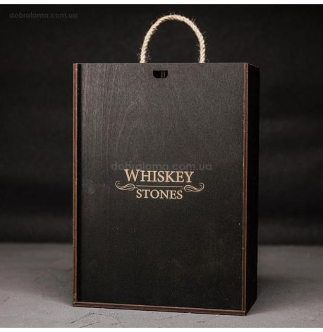 Набір для віскі Cassiopea №7 (2 склянки, графін, 9 каменів для віскі, щипці, мішечок)