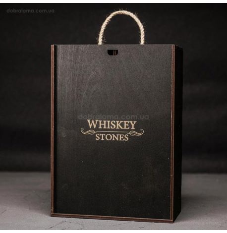 Набір для віскі Selecta №7 (2 склянки, графін, 9 каменів для віскі, щипці, мішечок)