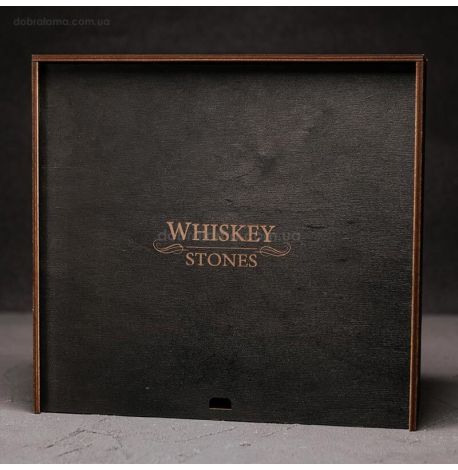 Набор для виски Quadro №8 (4 стакана, графин, 18 камней для виски, щипцы, мешочек)