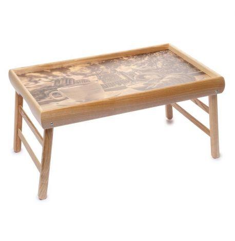 Столик для завтрака "Круассан и кофе"