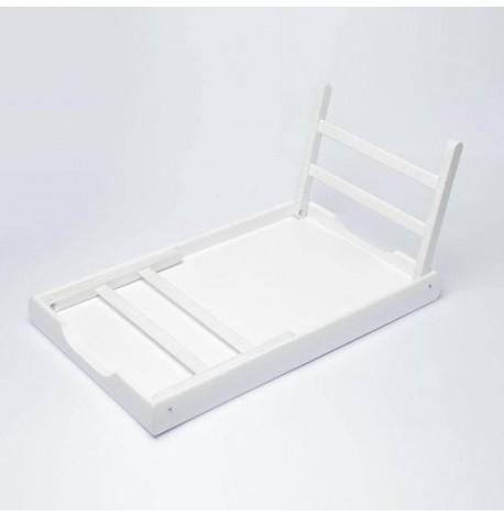 Столик для завтрака без рисунка (белый)