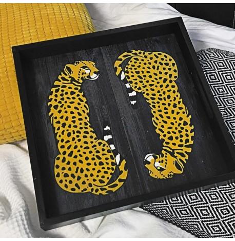 Дерев'яний піднос "Гепард"