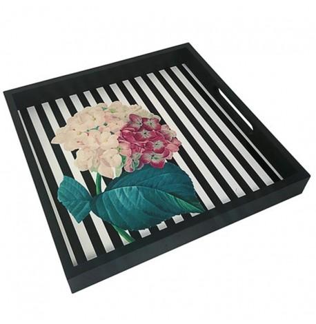 Дерев'яний піднос "Цветы"