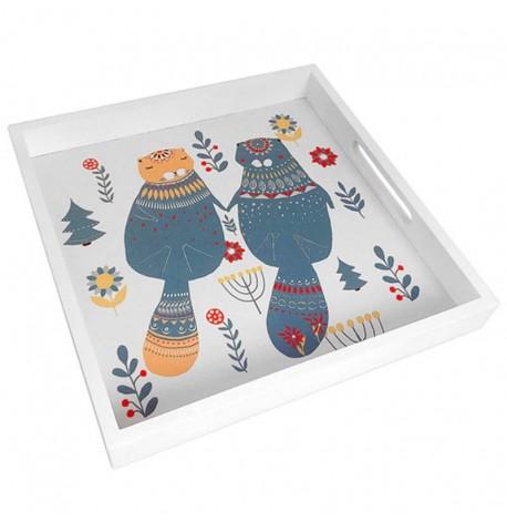 Дерев'яний піднос "Любовь"