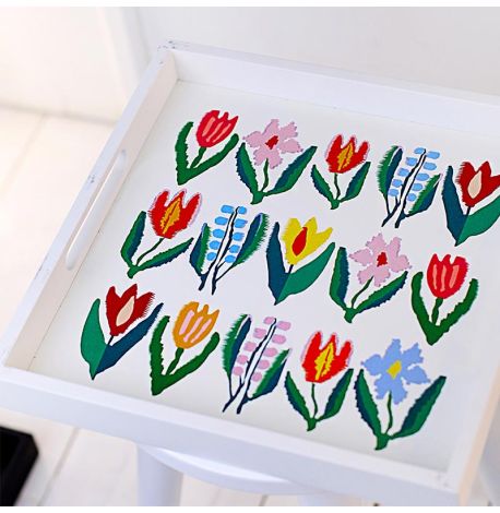 Дерев'яний піднос «Весна красна»