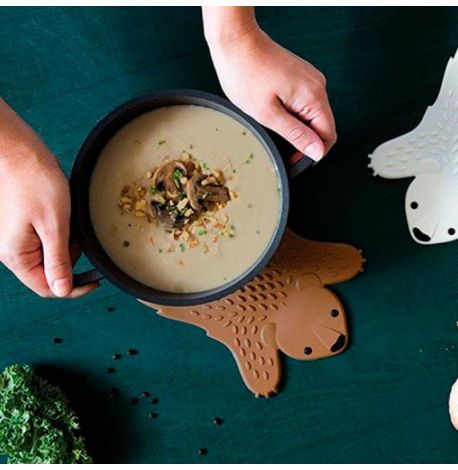 Подставка под горячее Grizzly OTOTO (коричневая)