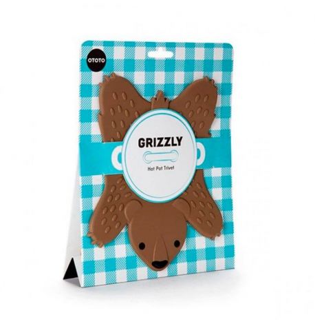 Подставка под горячее Grizzly OTOTO (коричневая)