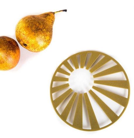 Металлическая подставка под горячее Солнце (золото)