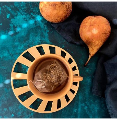 Металлическая подставка под горячее Солнце (золото)