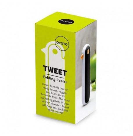 Овочечистка Tweet OTOTO (чорний-білий)
