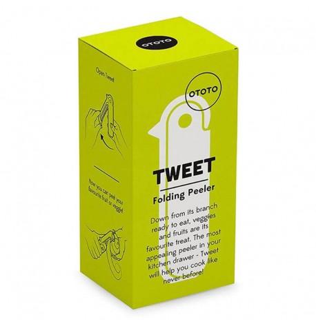 Овочечистка Tweet OTOTO (жовтий-білий)
