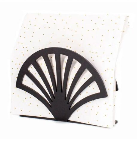 Салфетница «Ар деко» (черная)
