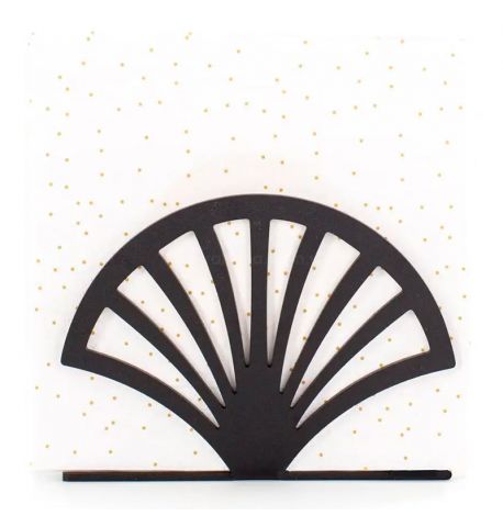 Салфетница «Ар деко» (черная)