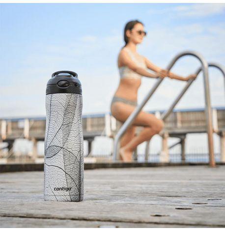 Термопляшка Contigo Ashland Chill Couture (590 мл) White Leaf