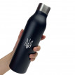 Термобутылка ZIZ "Герб Украины" 500 мл (черная)