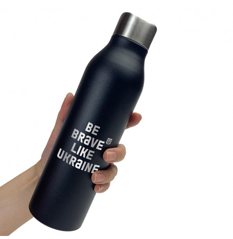 Термобутылка ZIZ Like Ukraine 500 мл (черная)