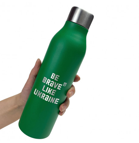 Термобутылка ZIZ Like Ukraine 500 мл (зеленая)