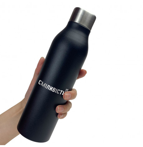 Термобутылка ZIZ "Сміливість" 500 мл (черная)