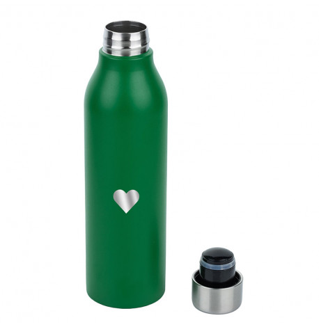 Термопляшка ZIZ "Сердечко" 500 мл (зелена)