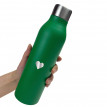 Термопляшка ZIZ "Сердечко" 500 мл (зелена)