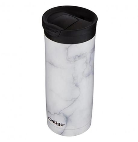 Термокружка Contigo Huron Couture White Marble (470 мл)