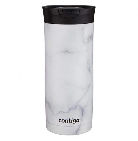 Термокружка Contigo Huron Couture White Marble (470 мл)