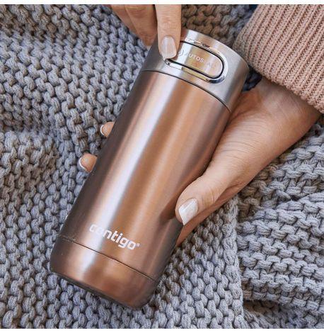 Термокружка Contigo Luxe Autoseal (360 мл) White Zinfandel Gold
