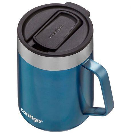 Термокружка с ручкой Contigo Streeterville with Handle (420 мл) Blue Corn