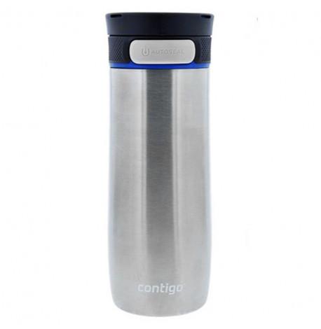 Термокружка Contigo Transit (420 мл) Steel Blue Lid