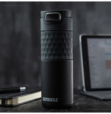 Термокружка Kambukka Etna Grip (500 мл) Black Steel