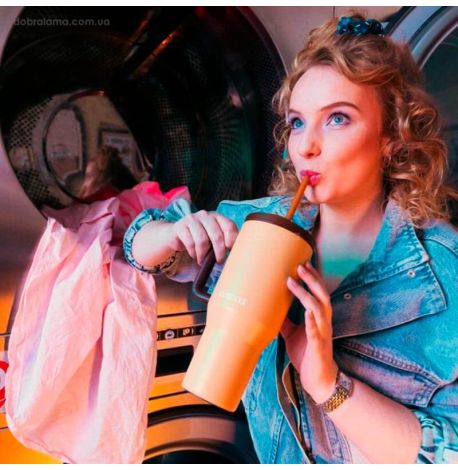 Термокружка с трубочкой Kambukka Rio (950 мл) Almond Dream