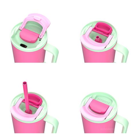 Термокружка с трубочкой Kambukka Rio (950 мл) Bubblegum Mint