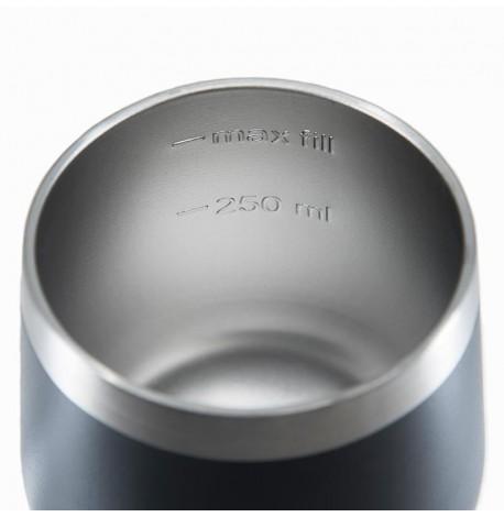 Термостакан со стальной трубочкой Cheeki Wine Tumbler Rich Black (320 мл)