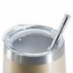Термостакан со стальной трубочкой Cheeki Wine Tumbler Soft Gold (320 мл)