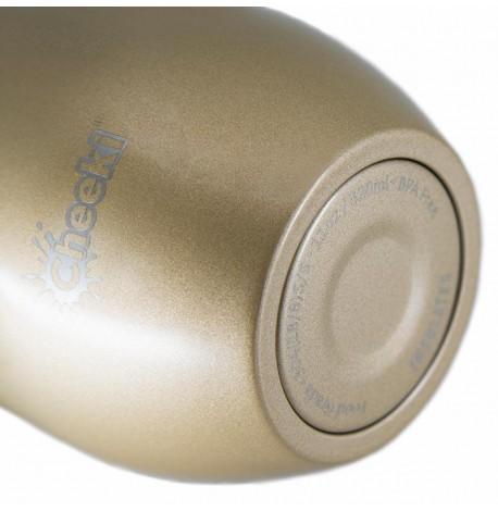 Термостакан со стальной трубочкой Cheeki Wine Tumbler Soft Gold (320 мл)