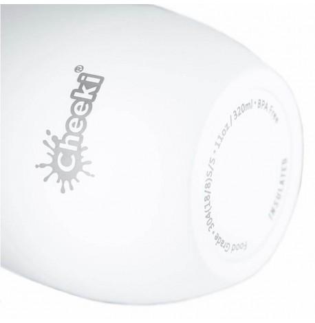 Термостакан со стальной трубочкой Cheeki Wine Tumbler Spirit White (320 мл)