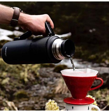 Термос со стаканчиком Contigo Thermal Bottle (1200 мл) Black