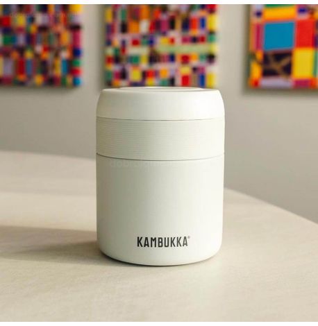 Термос для еды Kambukka Bora Chalk White (600 мл)