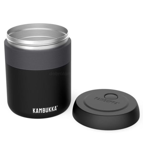 Термос для еды Kambukka Bora Matte Black (600 мл)